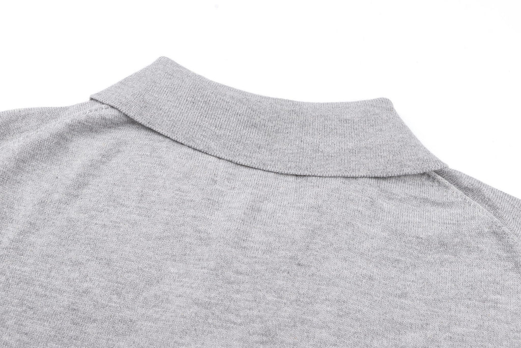 Polo Ralph Lauren Men’s Long‑Sleeve Knit Polo Sweater With Navy Pony Embroidery