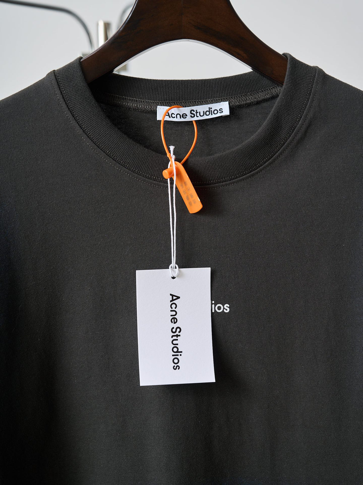 Acne Studios Gradient Metallic Finish Oversized Short‑Sleeve T‑Shirt