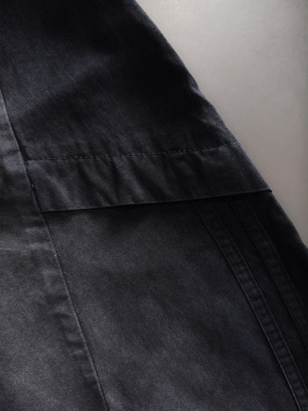 Men's Elastic Drawstring Wide‑Leg Casual Pants, Rider Embroidery Stitched Panel Trousers