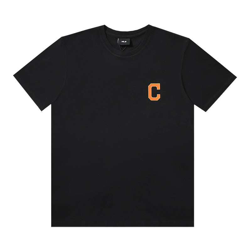 MLB Large Back Team Logo Cotton Short‑Sleeve T‑Shirt