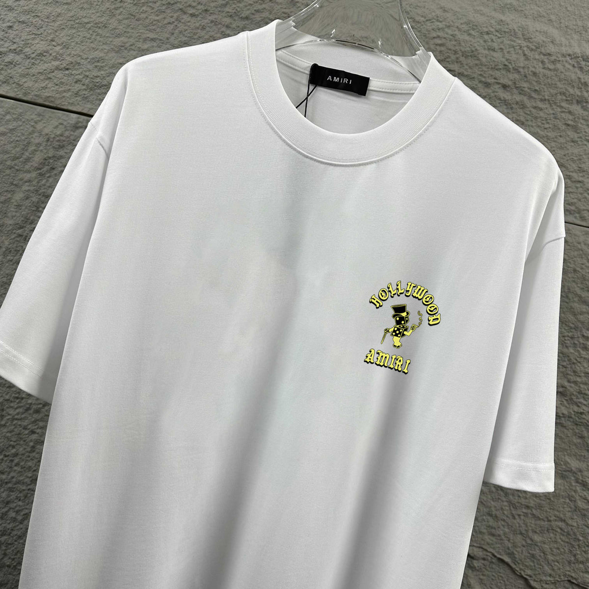 AMIRI Hollywood Cartoon Graphic Back‑Print Crew‑Neck Short‑Sleeve T‑Shirt
