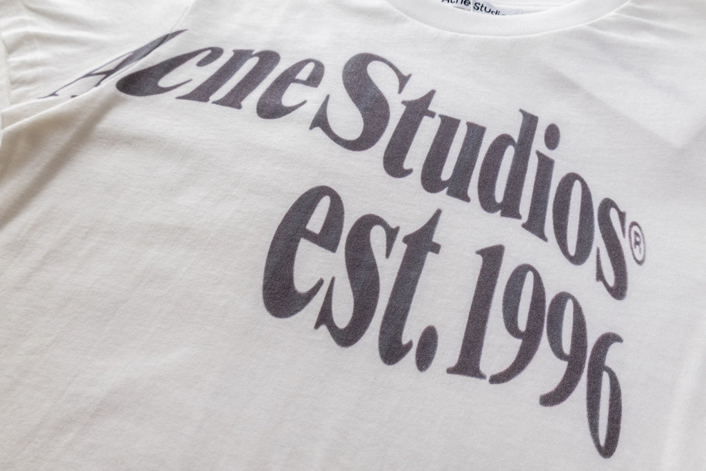 Acne Studios Est.1996 Large Front‑Print Crew‑Neck Short‑Sleeve T‑Shirt