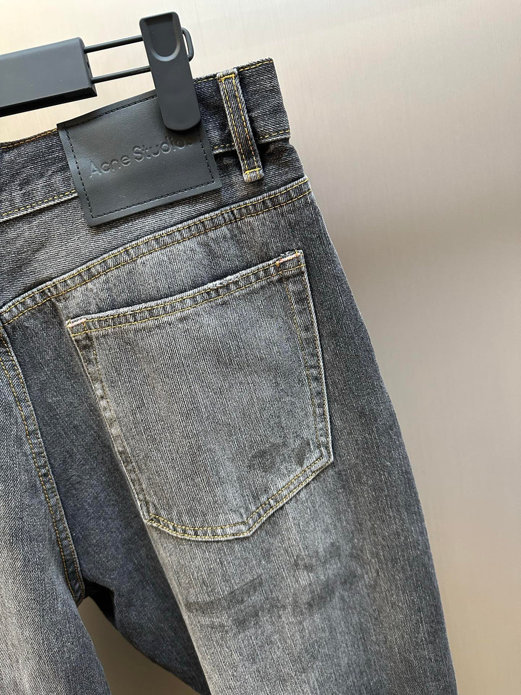 Acne Studios Paint‑Splash Vintage Washed Baggy Wide‑Leg Jeans