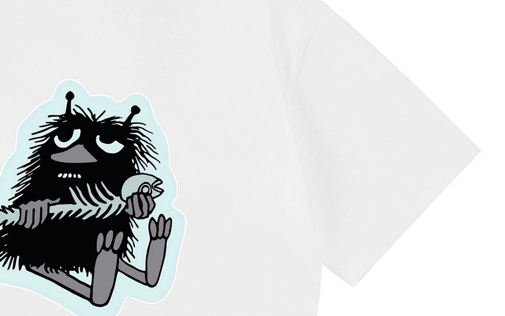 Acne Studios Cartoon Monster‑Print Short‑Sleeve T‑Shirt