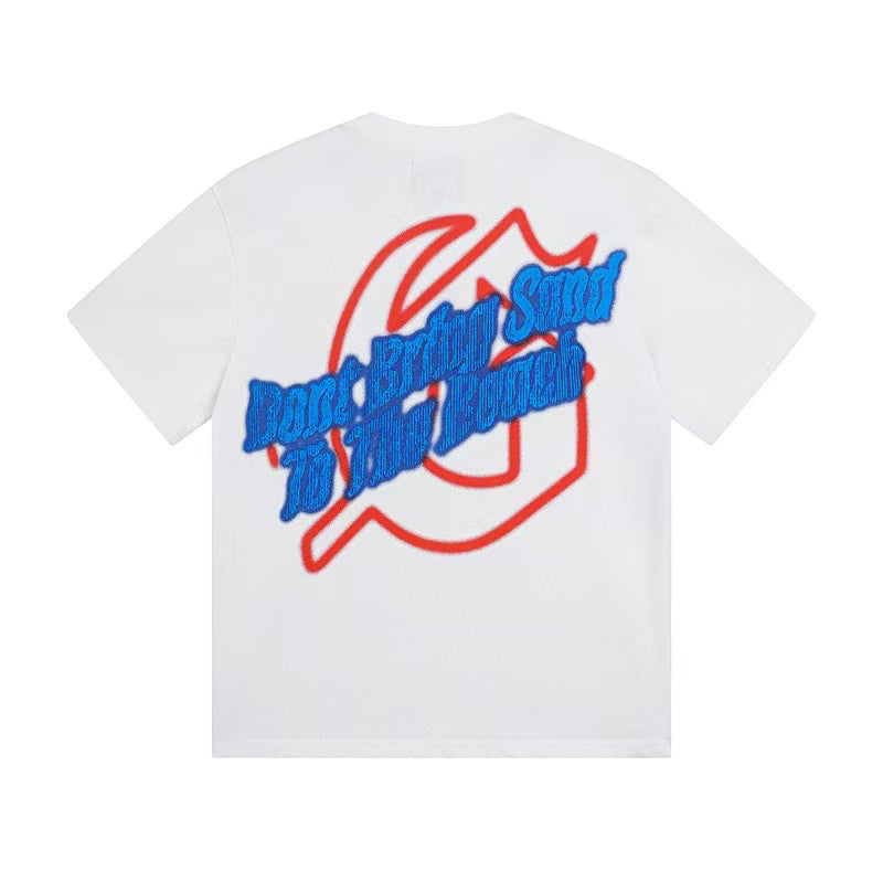 **Godspeed Beach‑Skeleton Vacation Vintage Short‑Sleeve Tee (White)**