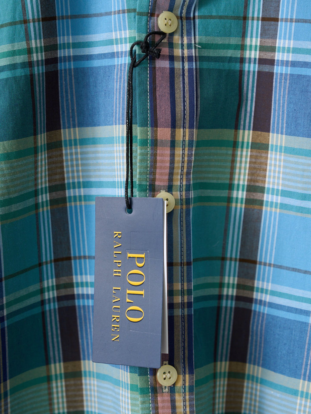 Ralph Lauren Men's Long‑Sleeve Plaid Button‑Down Shirt