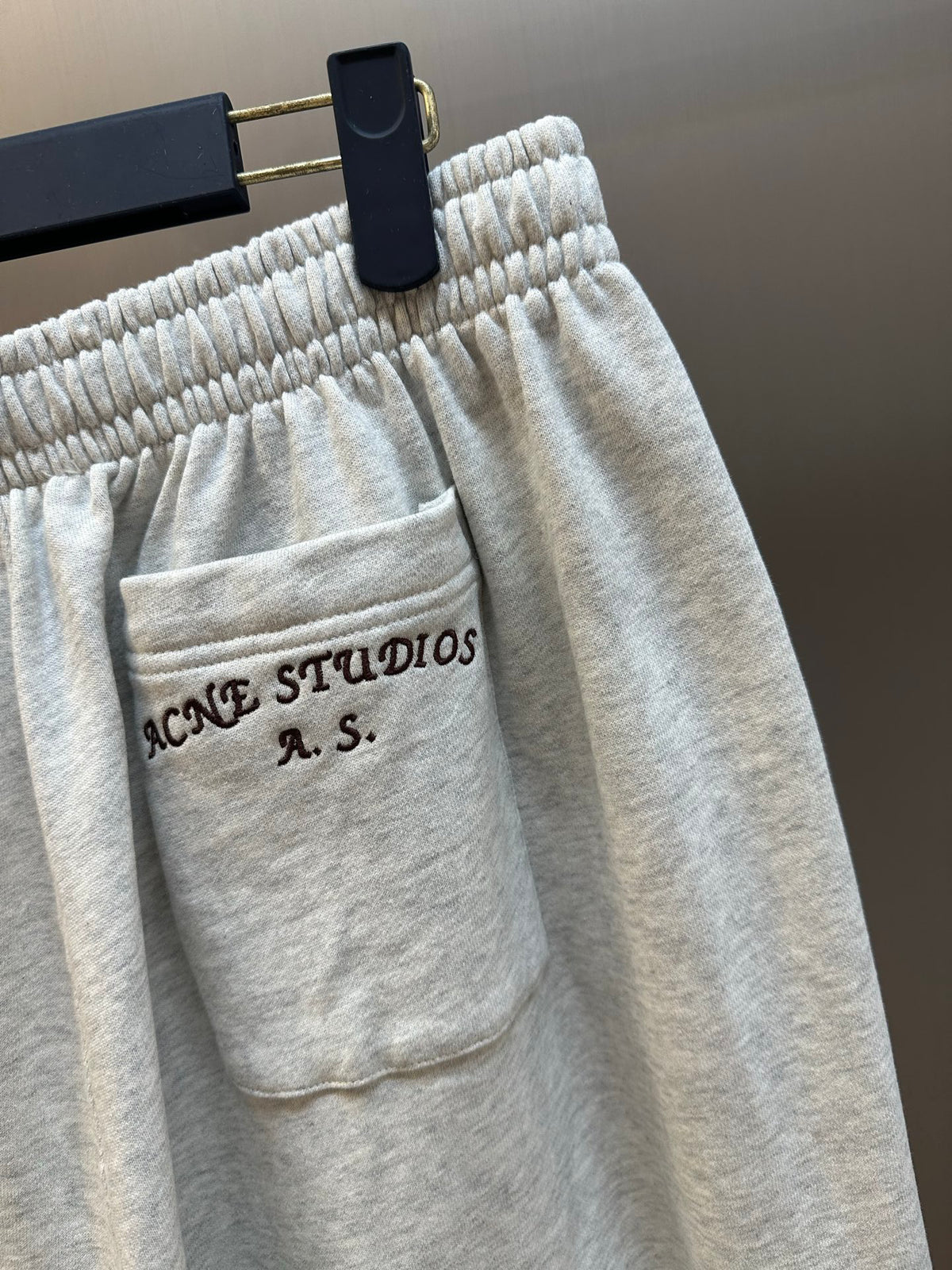 Acne Studios Elastic Waist Wide‑Leg Sweat Pants