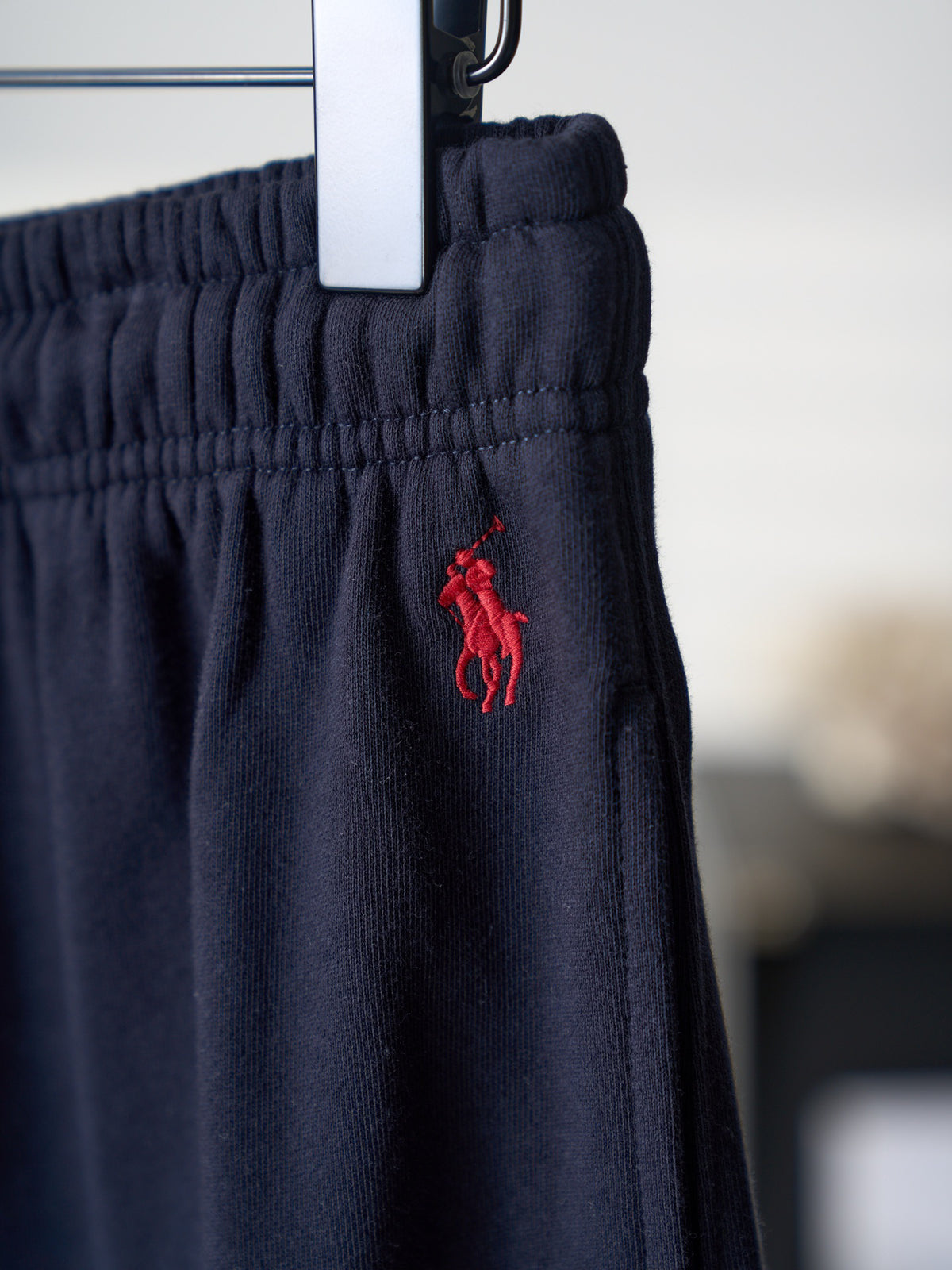 Polo Ralph Lauren Men's Drawstring Wide‑Leg Sweatpants, Red Pony Embroidery