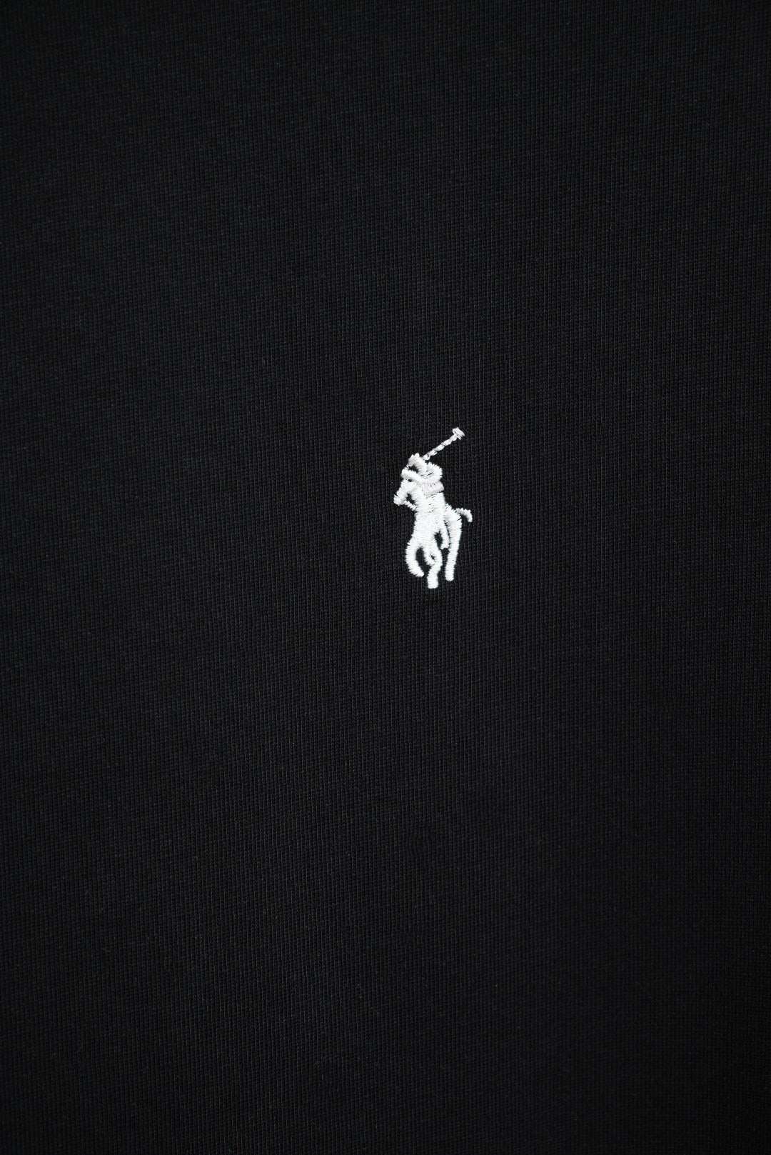 Men's Short‑Sleeve Crew Neck Cotton T‑Shirt with Pony Embroidery