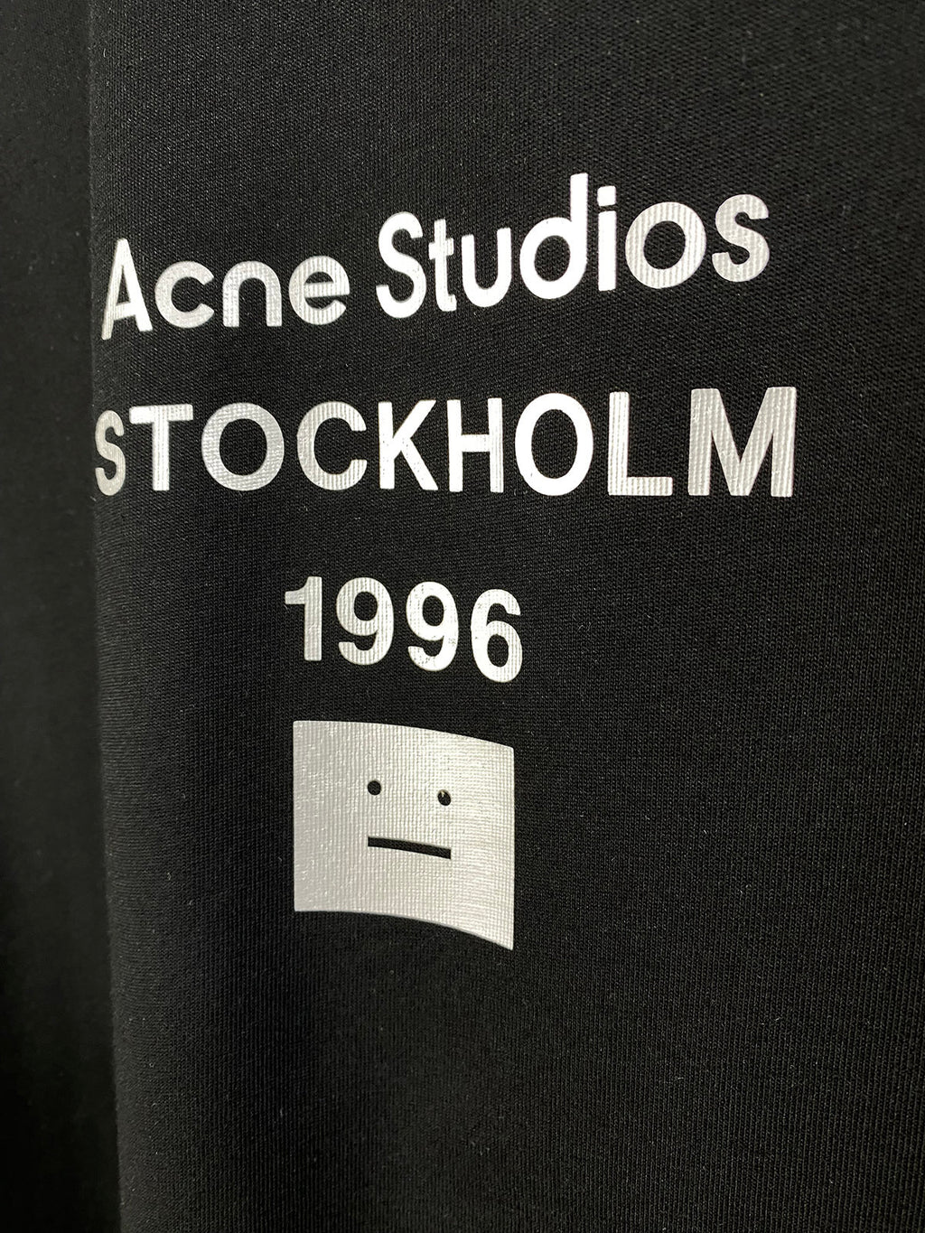 Acne Studios Short‑Sleeve Stockholm 1996 Face Graphic T‑Shirt