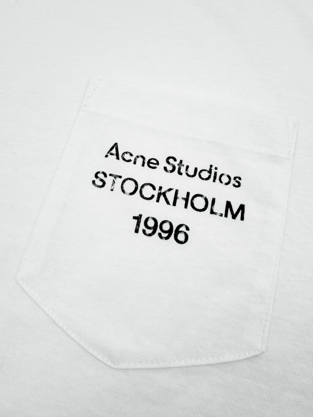 Acne Studios Stockholm 1996 Pocket‑Detail Oversized Crew‑Neck T‑Shirt