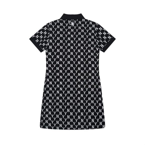 NY Yankees All-Over NY Monogram Polo Dress