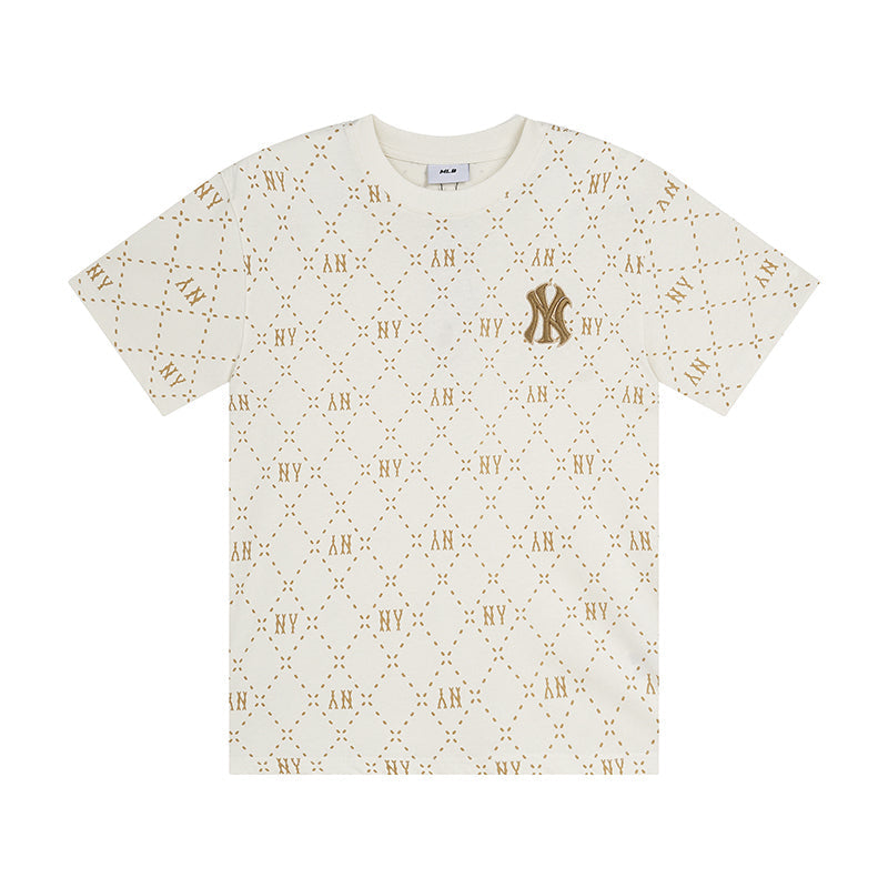NY Yankees Diamond Monogram All-Over T-Shirt