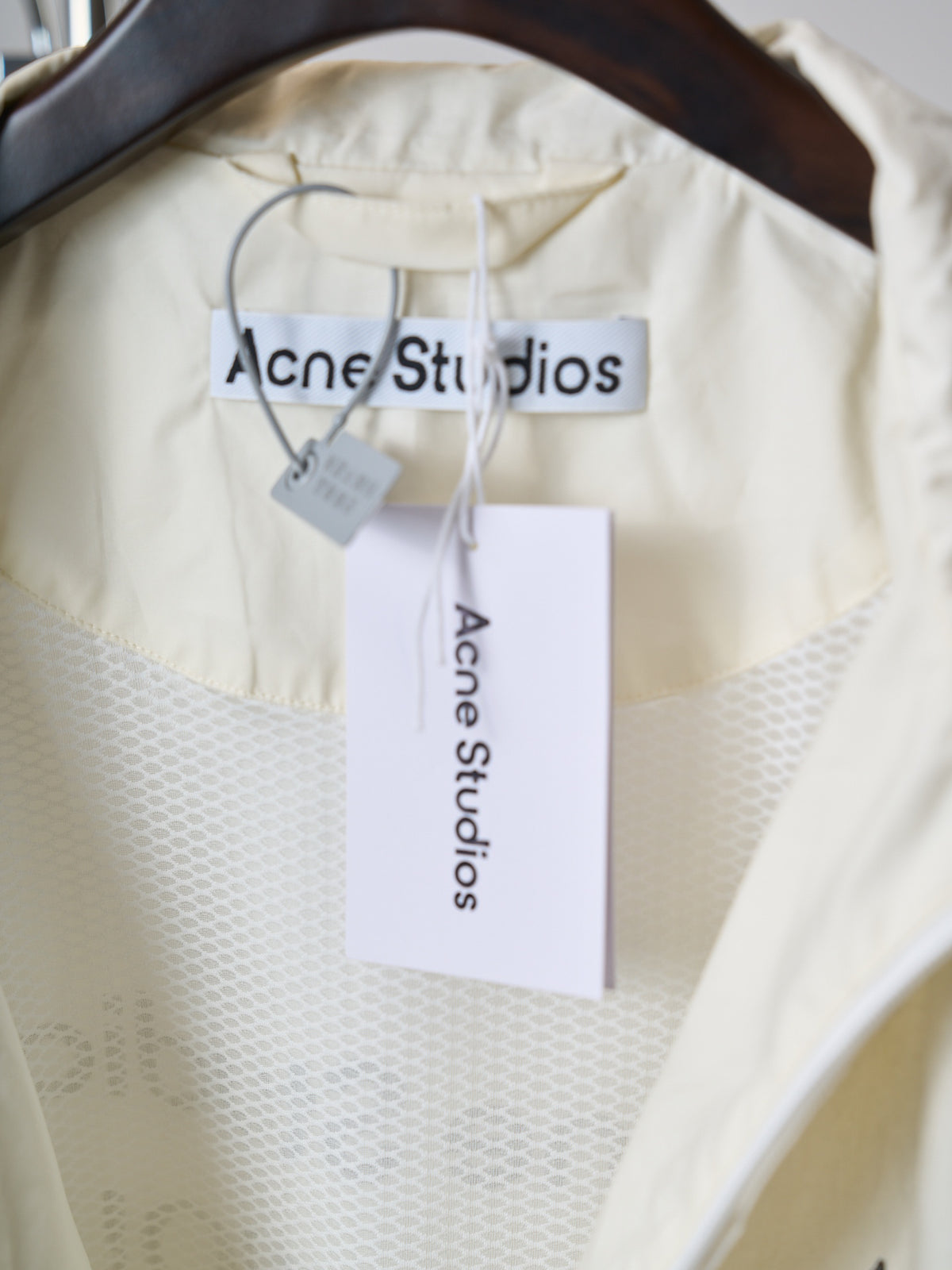 Acne Studios Unisex Zip‑Up Stand‑Collared Windbreaker Jacket