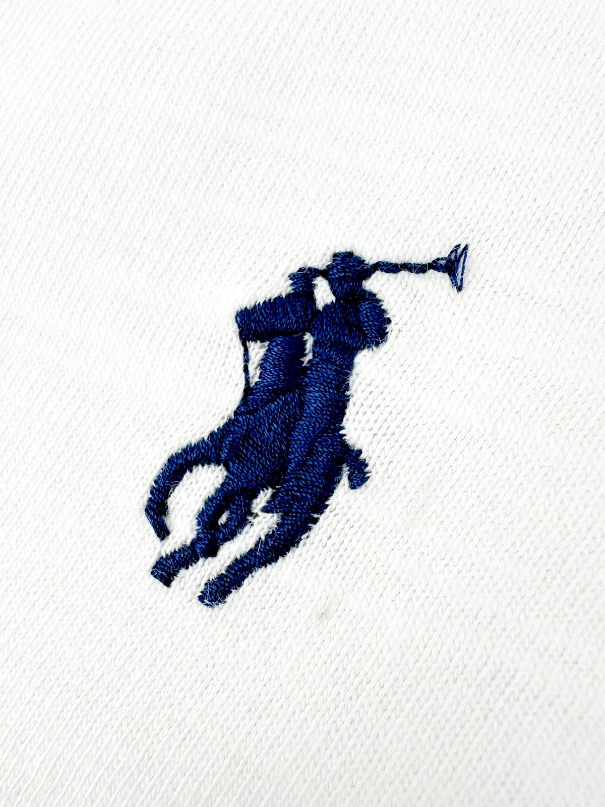 Men's Long‑Sleeve Henley Shirt With Small Blue Pony Embroidery