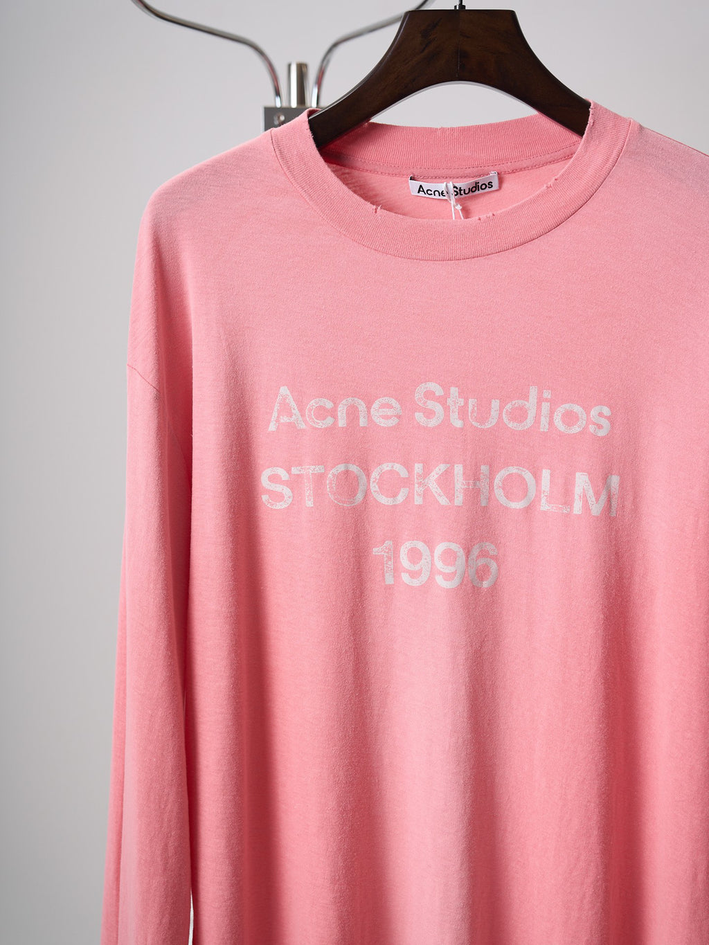 Acne Studios Unisex Stockholm 1996 Long‑Sleeve Crew‑Neck T‑Shirt