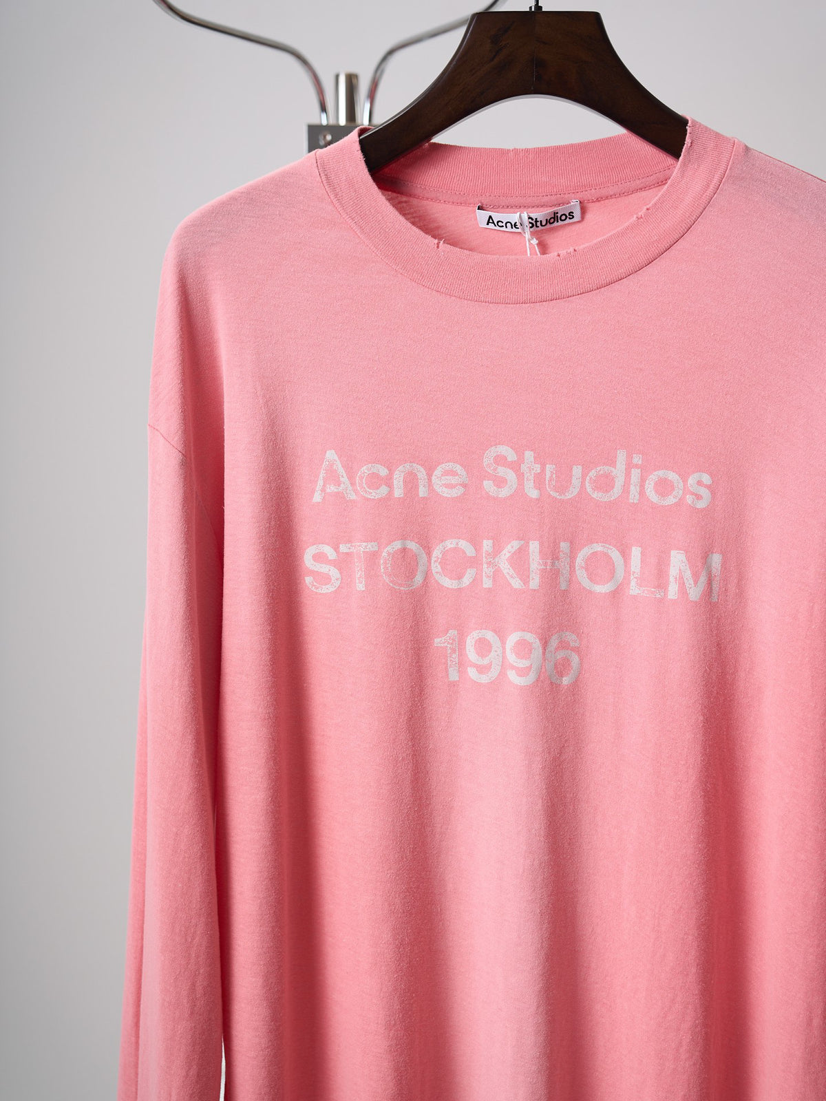 Acne Studios Unisex Stockholm 1996 Long‑Sleeve Crew‑Neck T‑Shirt