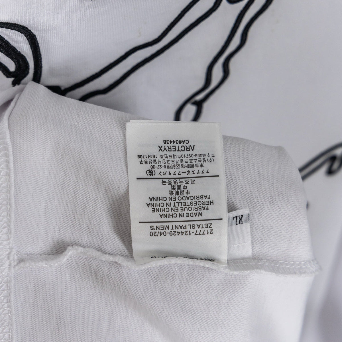 Arc'teryx Arc'Multi Bird Logo Short‑Sleeve T‑Shirt（White Light）