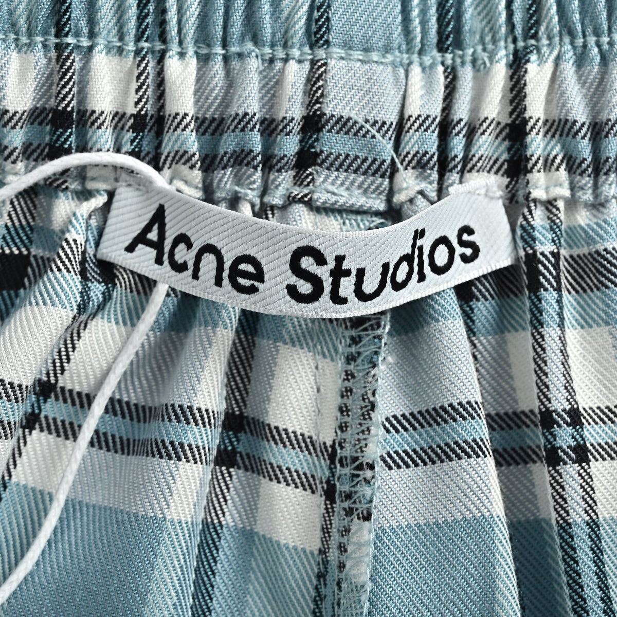 Acne Studios Check Drawstring Shorts