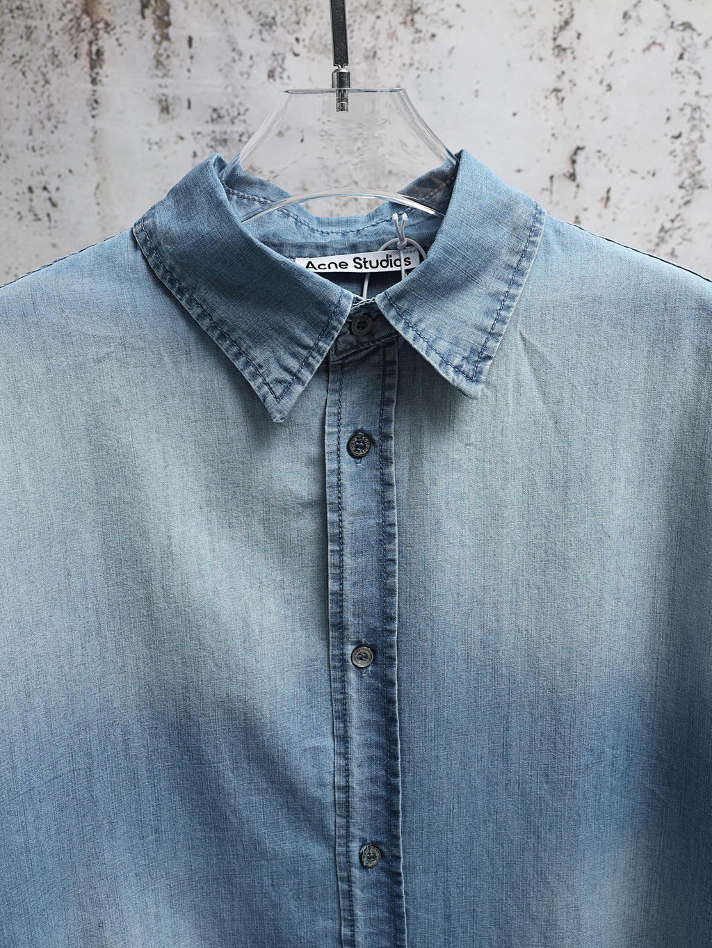 Acne Studios Short‑Sleeve Denim Shirt