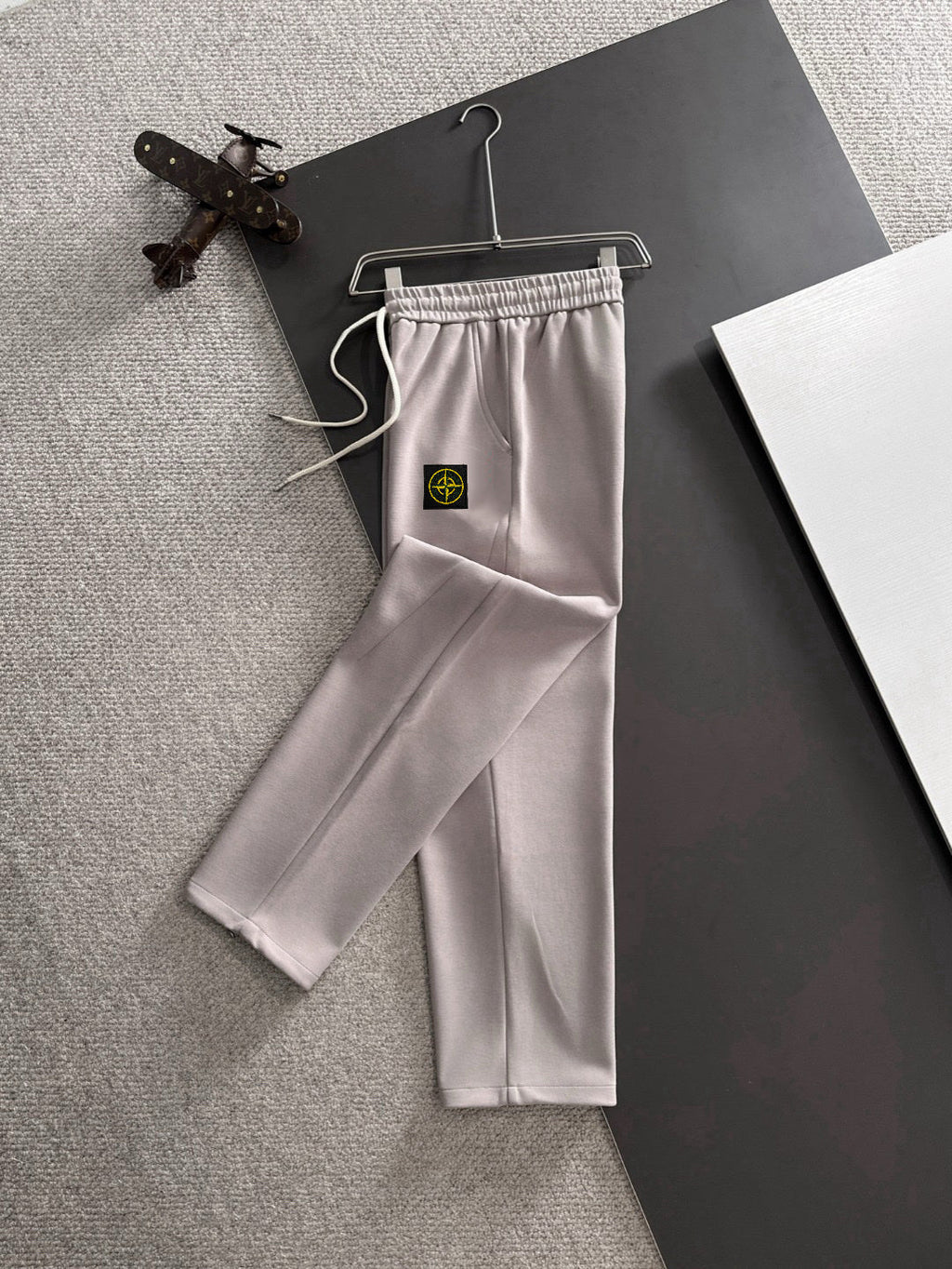 Stone Island Heavyweight Slim Straight Drawcord Sweatpants - 2 Colors