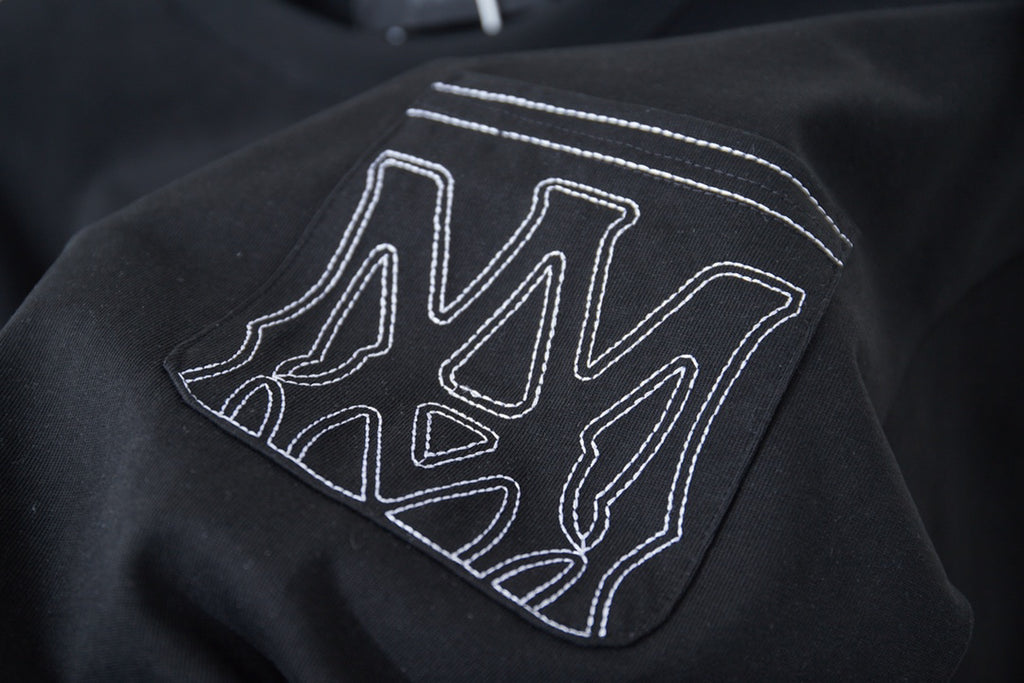 AMIRI MA Monogram Pocket Crew‑Neck Short‑Sleeve T‑Shirt