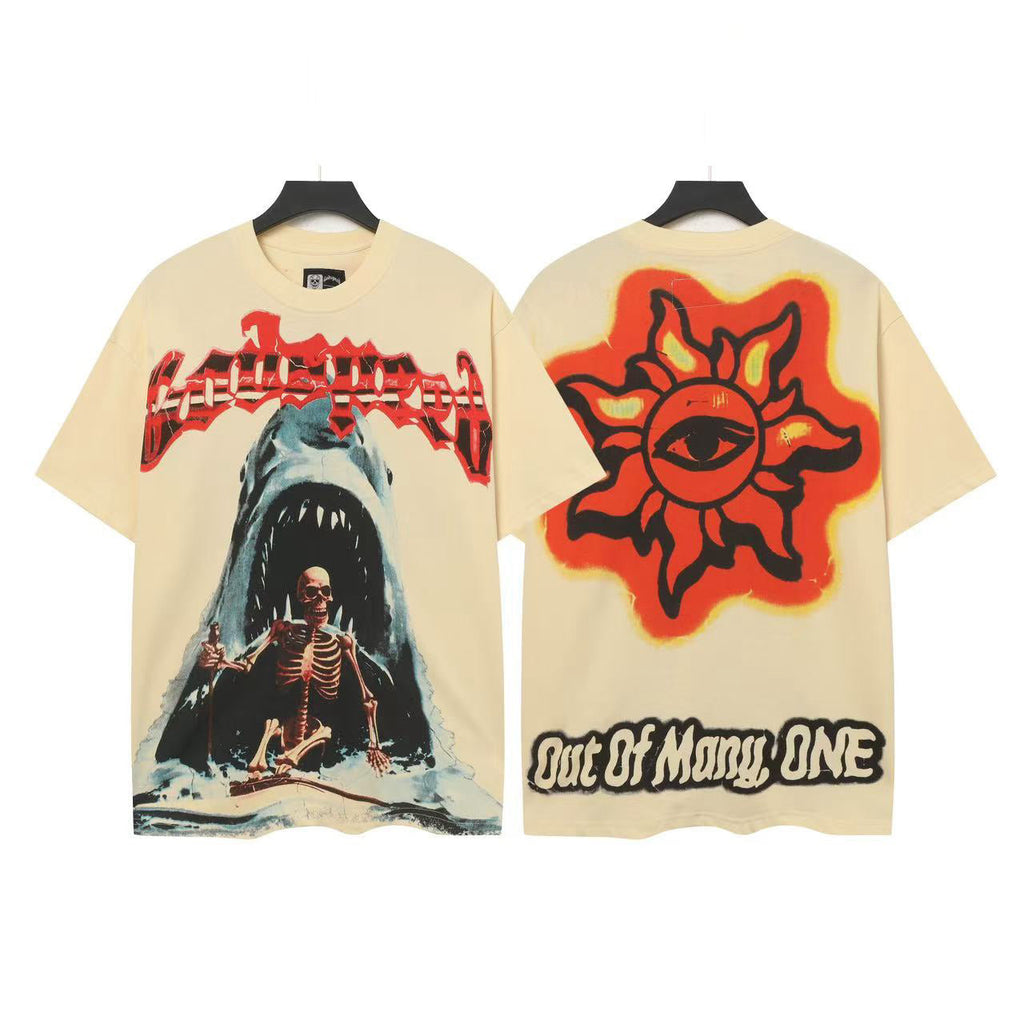 Godspeed Shark Skeleton Sun‑Eye Short‑Sleeve T‑Shirt