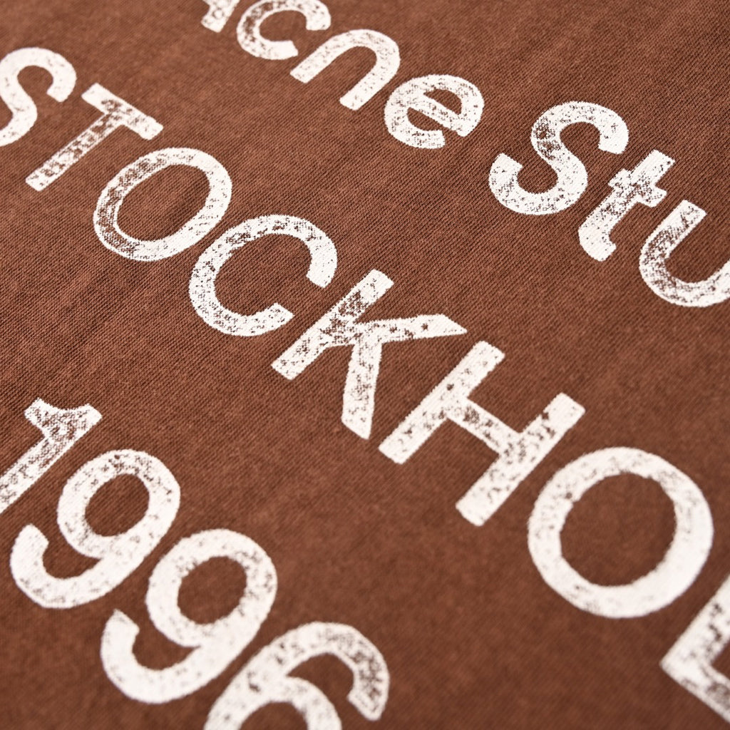 Acne Studios Stockholm 1996 Vintage‑Print Oversized Crew‑Neck T‑Shirt