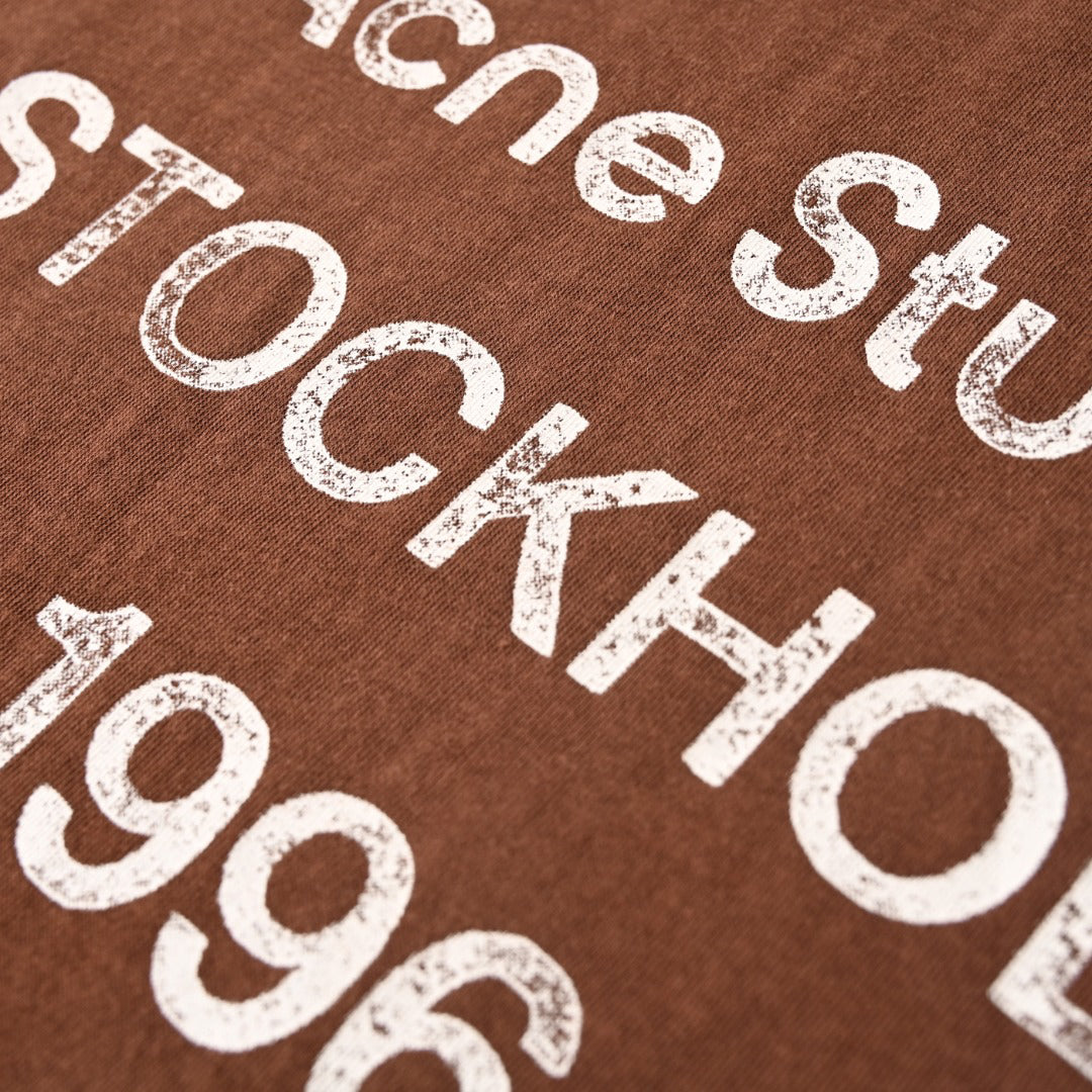 Acne Studios Stockholm 1996 Vintage‑Print Oversized Crew‑Neck T‑Shirt