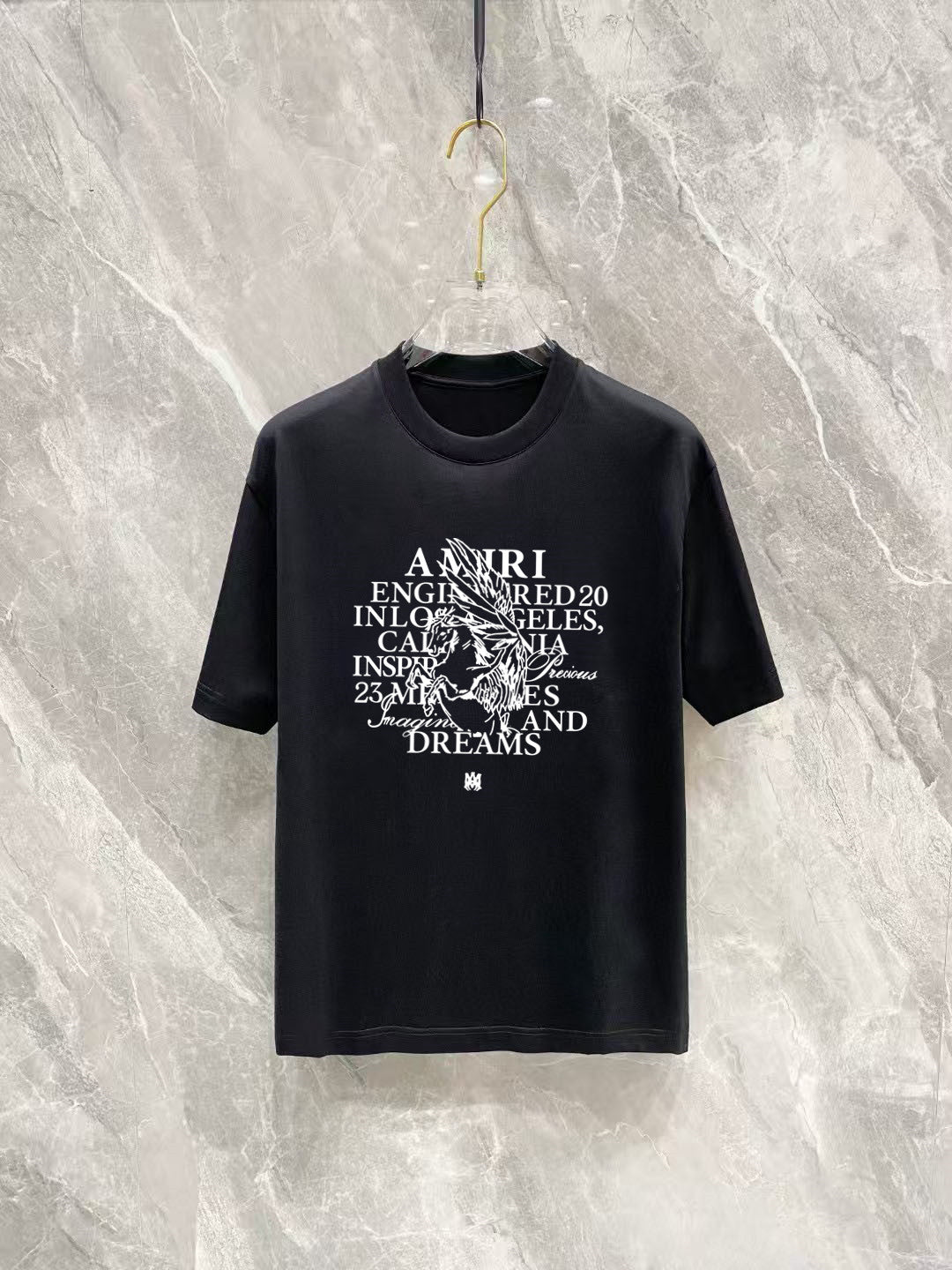 Title: AMIRI Eagle Graphic Crew Neck Short‑Sleeve T‑Shirt