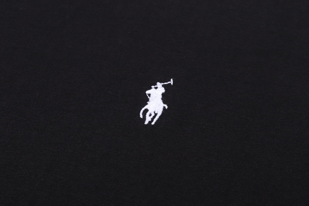 Polo Ralph Lauren Men's Crew‑Neck Short‑Sleeve T‑Shirt, White Pony Embroidery