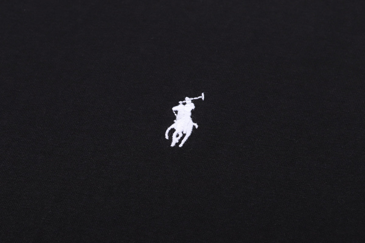 Polo Ralph Lauren Men's Crew‑Neck Short‑Sleeve T‑Shirt, White Pony Embroidery