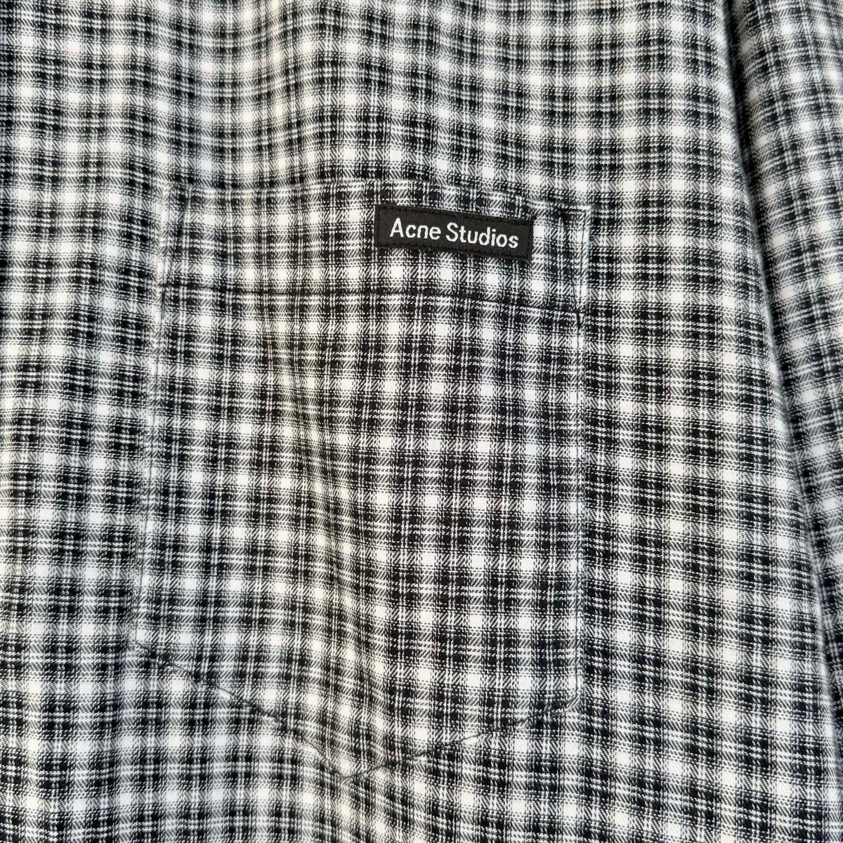 Acne Studios Oversized Check Long‑Sleeve Shirt