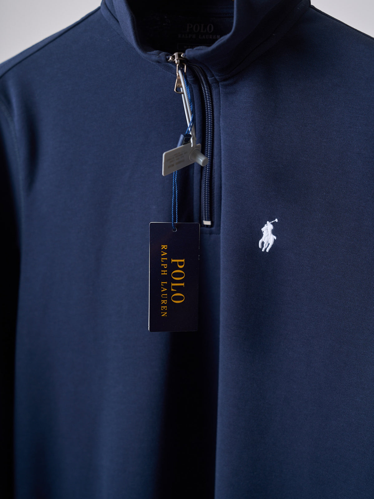 Polo Ralph Lauren Men's Quarter‑Zip Pullover Sweatshirt With Pony Embroidery