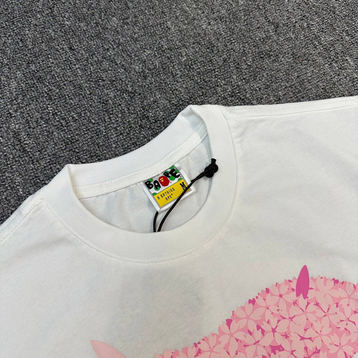 BAPE SS25 Sakura Blossom Ape Head Oversized Heavyweight Unisex T-Shirt