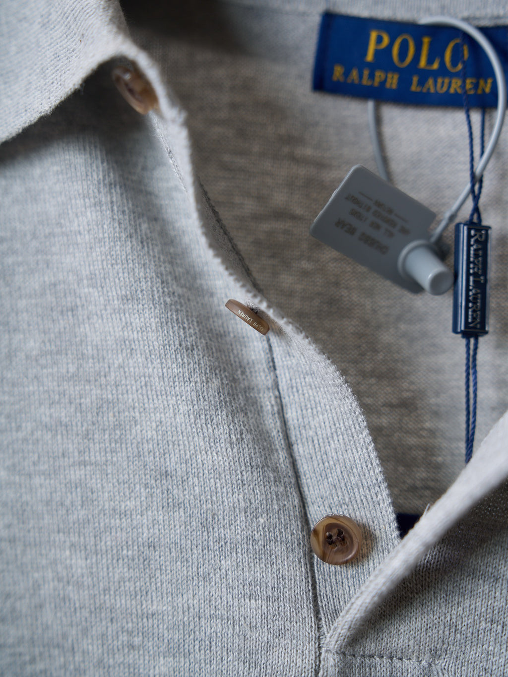 Polo Ralph Lauren Men's Long‑Sleeve Knit Polo Sweater with Small Pony Embroidery