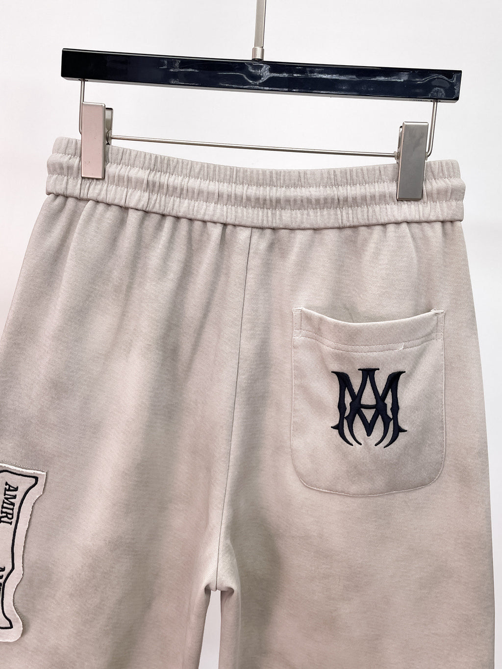 AMIRI Tie‑Dye Patch Logo Drawstring Casual Shorts