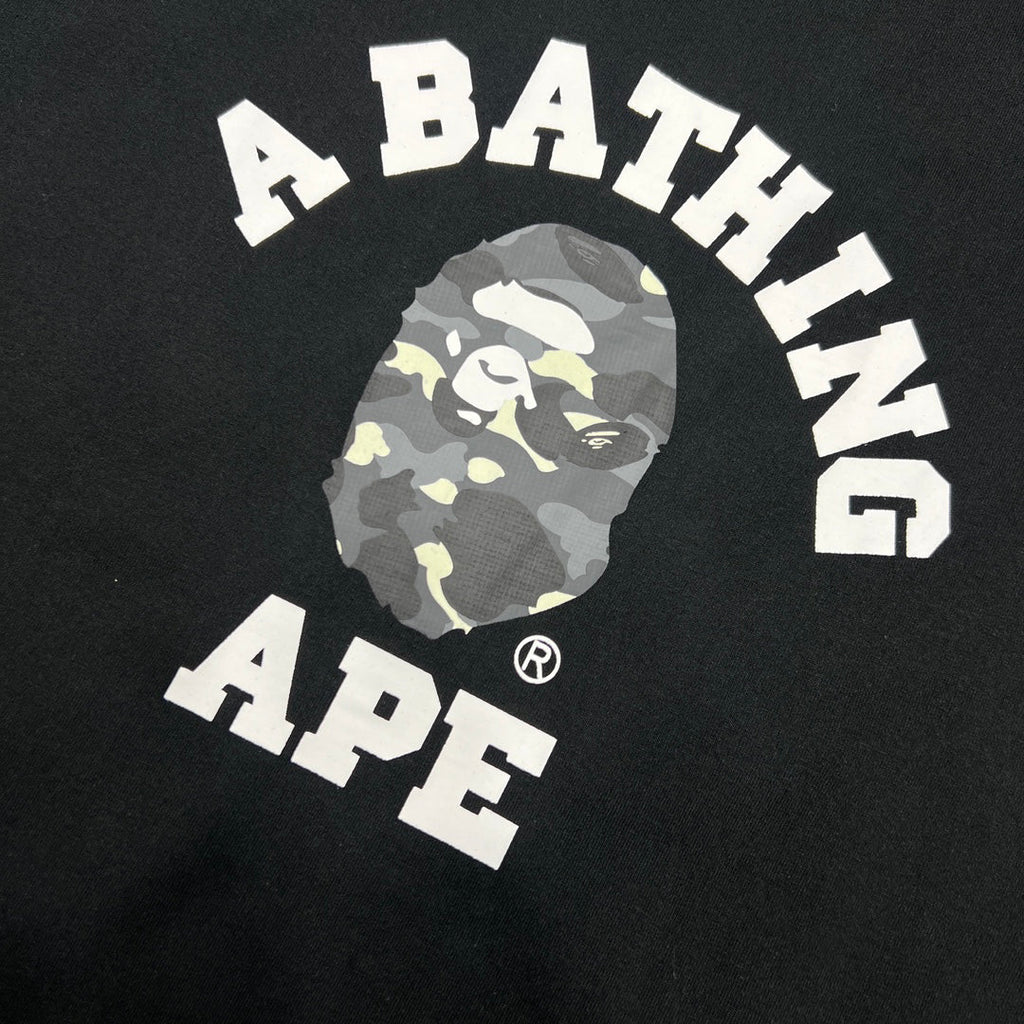 BAPE City Camo College Logo Ape Head Tee Oversized Unisex T-Shirt — Four Colourways