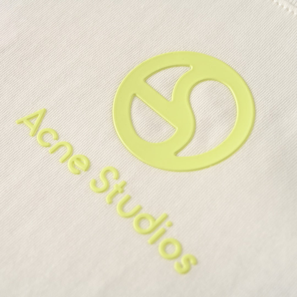 Acne Studios Raised Circular‑Symbol Oversized Crew‑Neck T‑Shirt