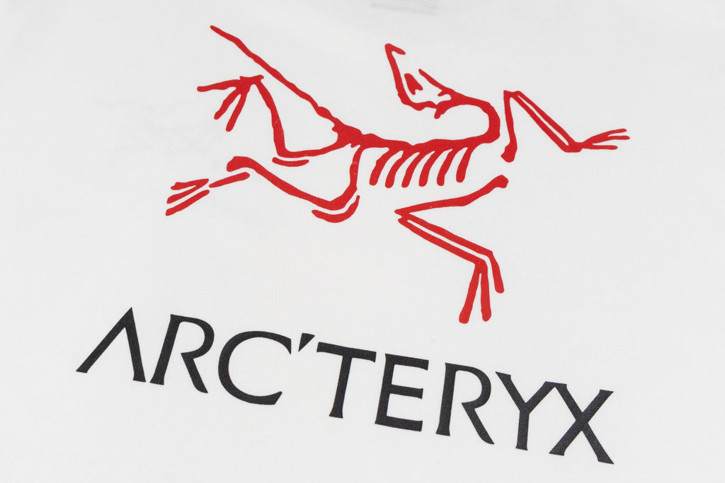 Arc'teryx Red Bird Logo Crew Neck Short‑Sleeve T‑Shirt, Unisex Relaxed Fit Tee