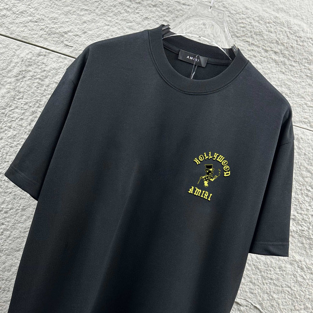 AMIRI Hollywood Character Graphic Crew-Neck Short-Sleeve T-Shirt