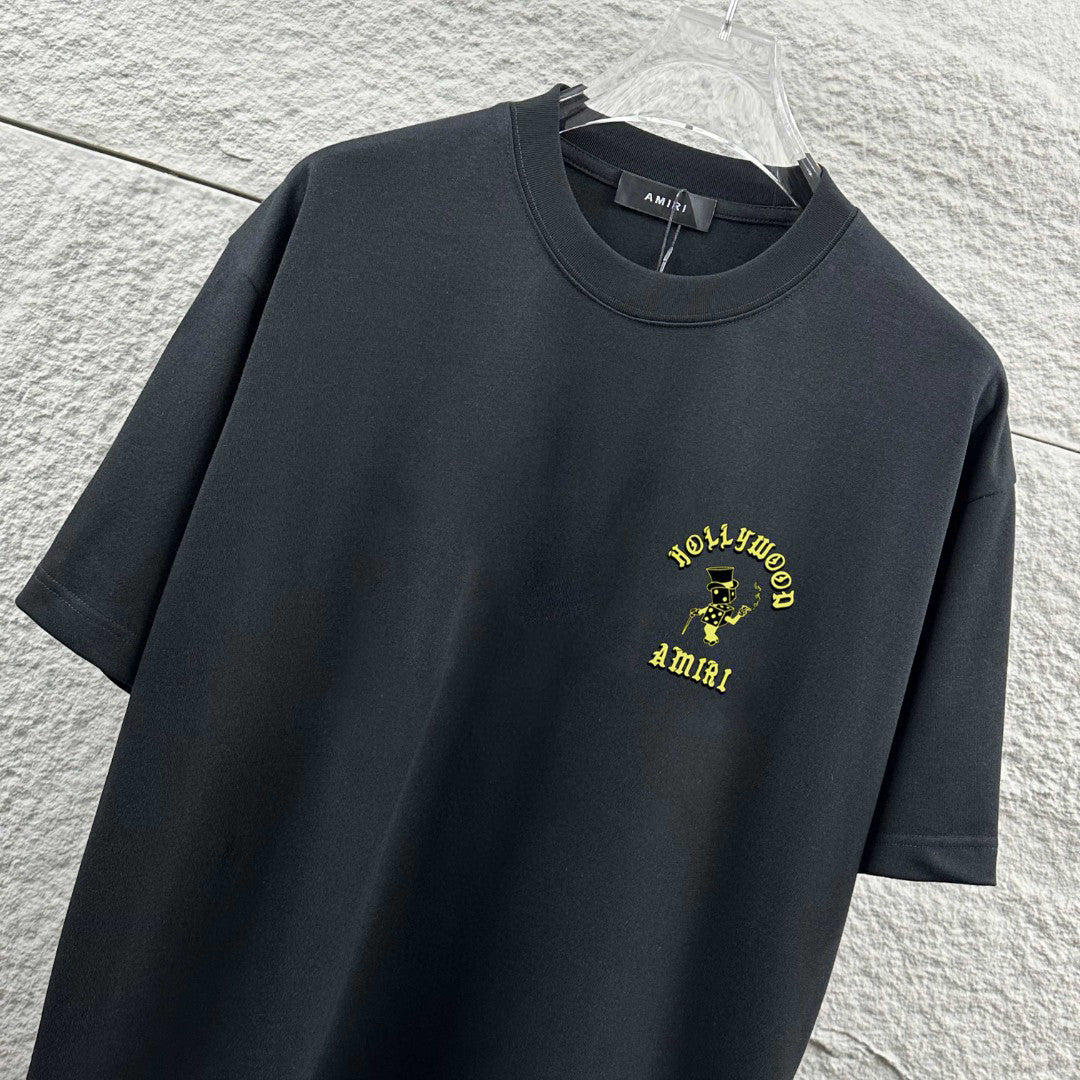 AMIRI Hollywood Character Graphic Crew-Neck Short-Sleeve T-Shirt