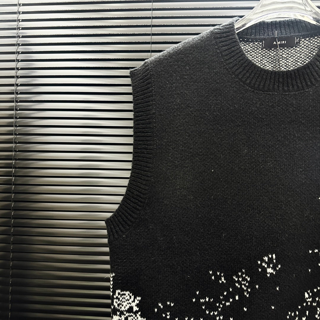 AMIRI MA Monogram Gradient Paisley Knit Vest