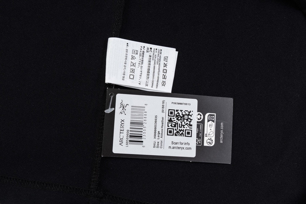 Arc'teryx Fossil Bird Grid‑Background Back Print SS T‑Shirt