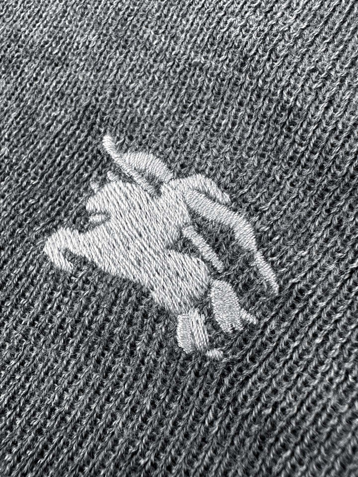 Men Short‑Sleeve Knit Polo Shirt, Small Horse Embroidery