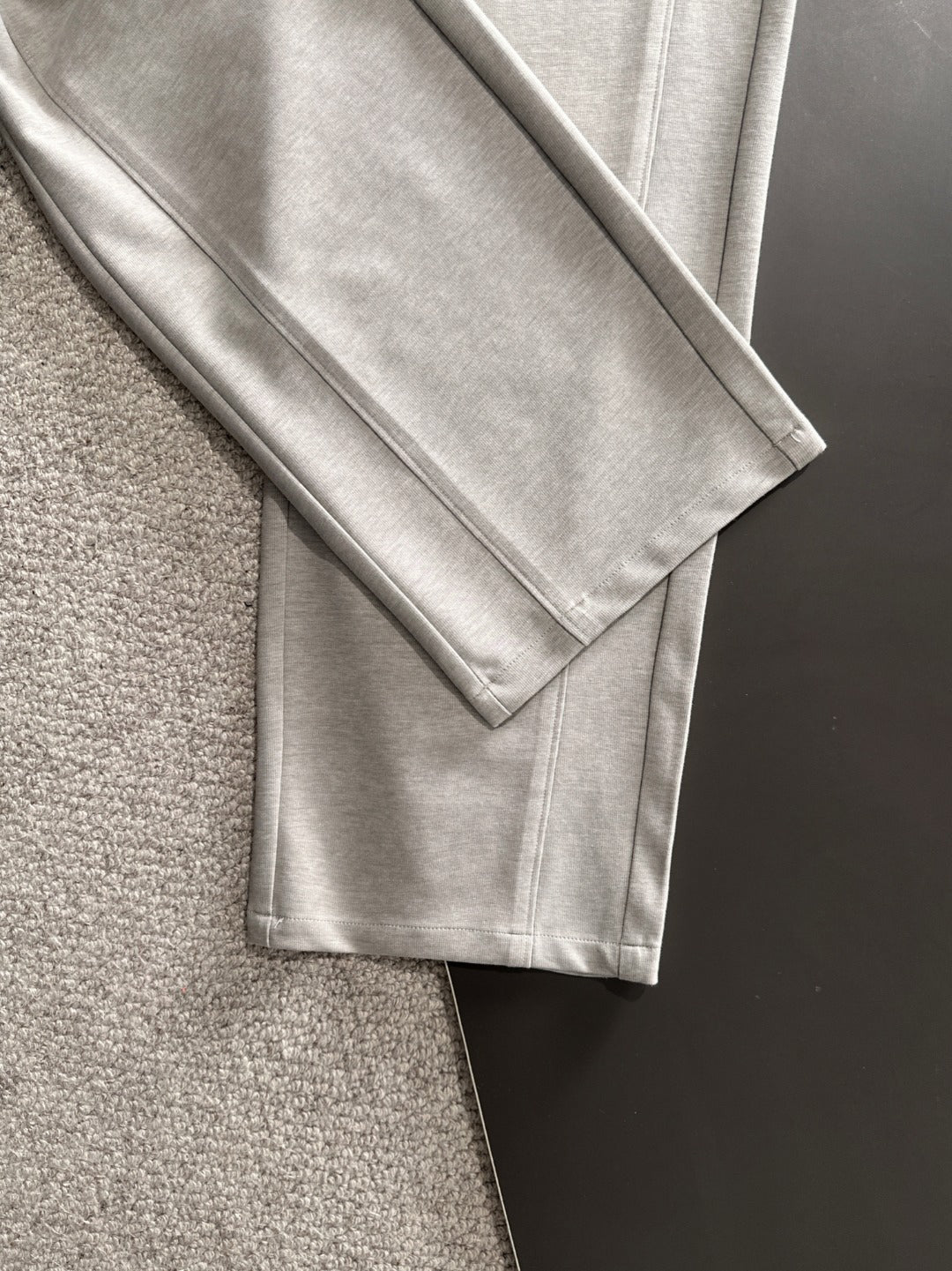 Ralph Lauren Men's Grey Drawstring Straight‑Leg Sweatpants