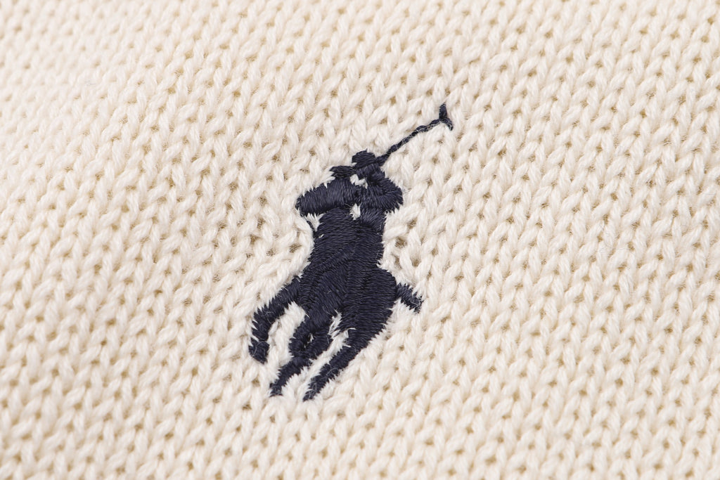 Polo Ralph Lauren Men’s Quarter‑Zip Knit Sweater, Ribbed Mock Neck Pullover