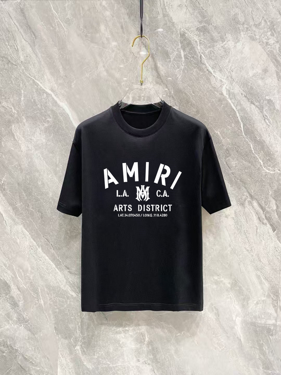 AMIRI Arts District Short‑Sleeve Crew Neck T‑Shirt