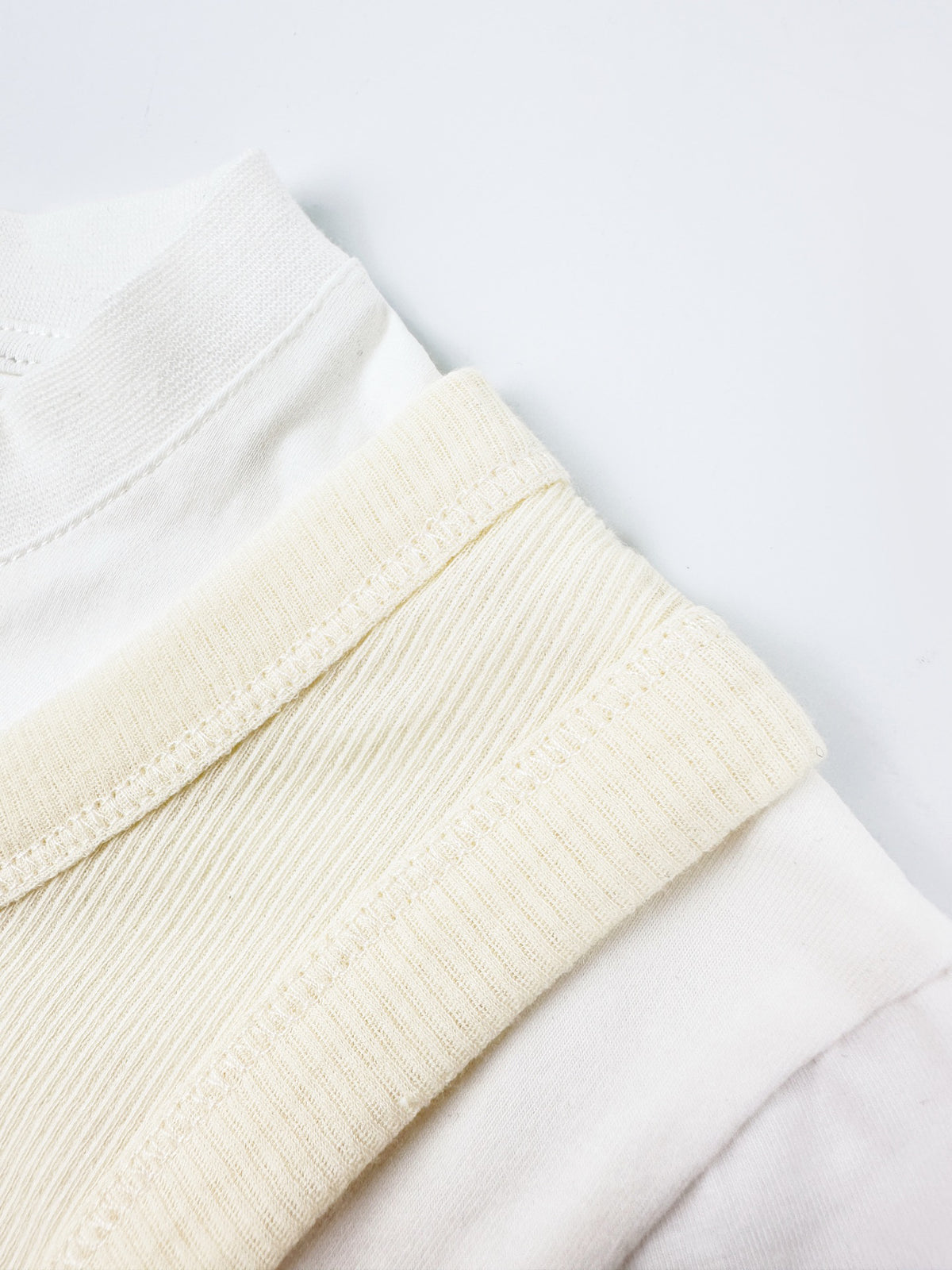 Acne Studios 1996‑Label Mock‑Layered Ribbed Tank Short‑Sleeve Top
