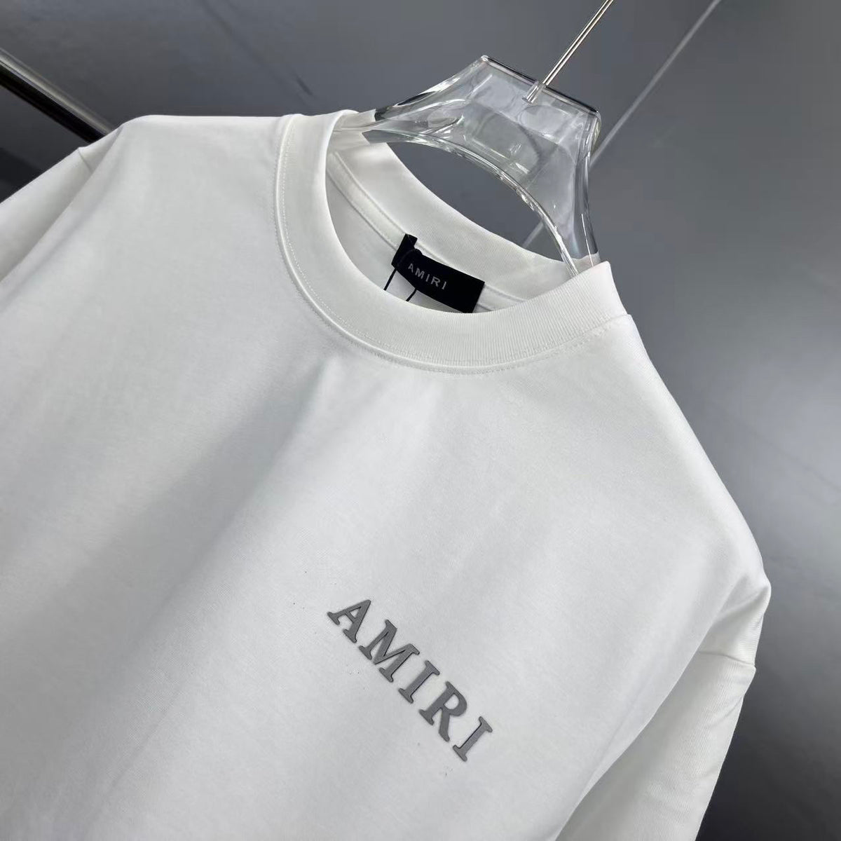 AMIRI Splatter Logo Graphic Crew-Neck Short-Sleeve T-Shirt